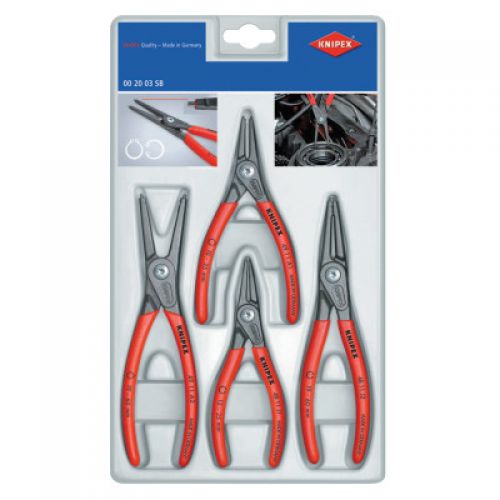 SB Precision Circlip Snap Ring Pliers Sets, Straight Tips, 4 Piece