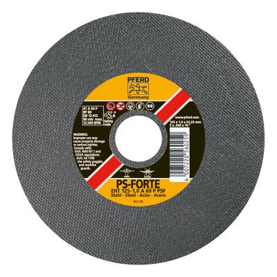 Type 1 Die Grinder A-PS Cut-Off Wheel, 4 in dia, 0.035 in Thick, 3/8 in Arbor, 60 Grit, Aluminum Oxide