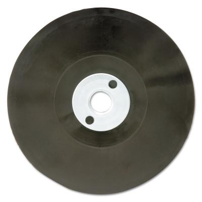 Hook and Loop Backing Pad, 4-1/2 in Diameter, Used with Right Angle Grinders