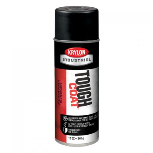 Tough Coat High Heat Paint, 12 oz Aerosol Can, High Heat Black, Gloss