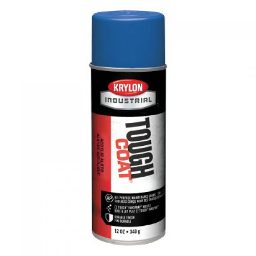 Tough Coat Acrylic Alkyd Enamels, 12 oz Aerosol Can, Ford Blue