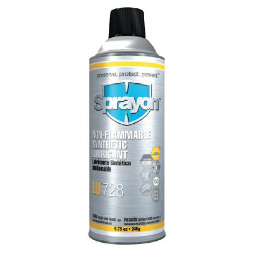 LU728 Non-Flammable Synthetic Lubricant, 8.75 oz. Aerosol Can