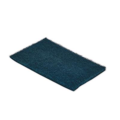 DETEX Metal Detectable Scouring Pad, 9 x 6 in, Blue