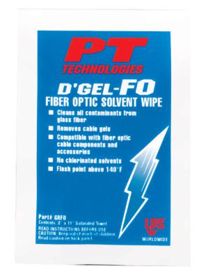 LPS D'Gel-FO Fiber Optic Solvent Wipes