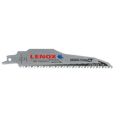 DEMOLITION CT Reciprocating Saw Blades, 6 in x 1 in, 6 TPI, 1/pk