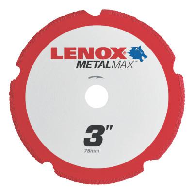 MetalMax Cut-Off Wheel, 3 in, 3/8 in Arbor, Steel/Diamond