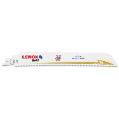 5 PACK LENOX Gold Power ARC 9” 8TPI Reciprocating Saw Blade Curved Thick Metal