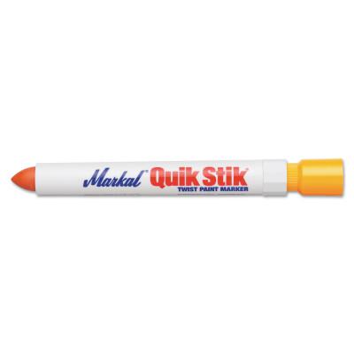Quik Stik Markers, 11/16 in dia, 6 in, Fluorescent Orange