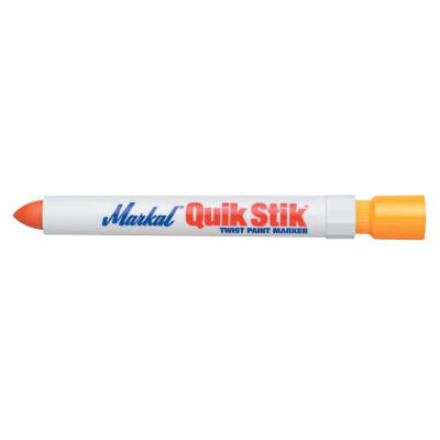 Quik Stik Markers, 11/16 in dia, 6 in, Fluorescent Pink