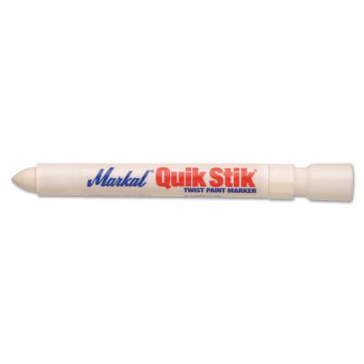 Quik Stik Marker, 11/16 in diameter, 6 in, White
