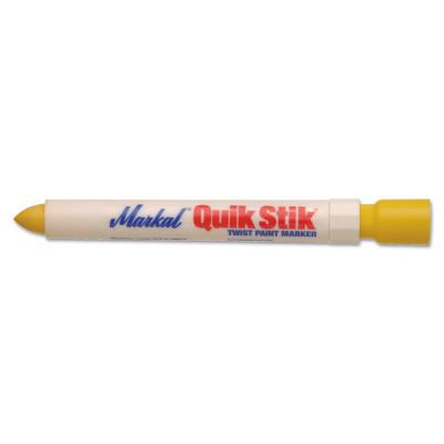Quik Stik Marker, 11/16 in diameter, 6 in, Yellow