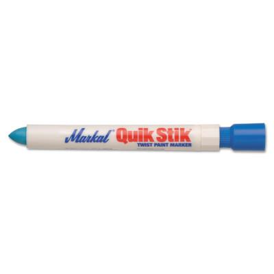 Quik Stik Marker, 11/16 in Diameter, 6 in, Blue