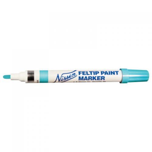 Nissen Feltip Paint Markers, Blue, 1/8 in, Standard