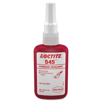LOCTITE 545 Thread Sealant, Hydraulic/Pneumatic Fittings, 50 mL Bottle, Purple