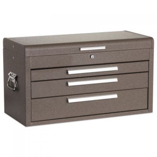 Signature Series 3-Drawer 26 in Mechanic's Chests, 26-1/8 x 14-3/4 x 12-1/8, Brown