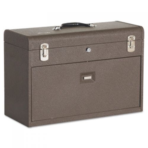 20 in 3-Drawer Machinists' Top Chest, 20-1/8 in W x 8-1/2 in D x 13-5/8 in H, 1,800 in³, Brown Wrinkle