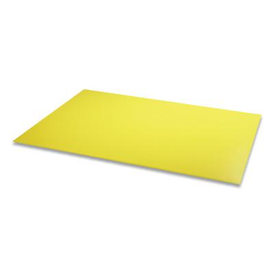Magnetic Vinyl Tool Control Sheet, 18 in  x 24 in, Yellow