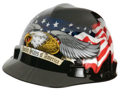 Freedom Series V-Gard Helmet, Fas-Trac Ratchet, Cap, American Eagle