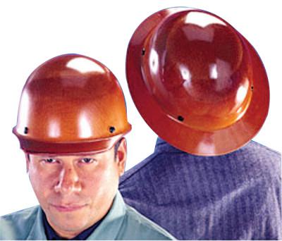 Skullgard Protective Hat Natural Tan - w/ Fas-Trac III Suspension, Standard