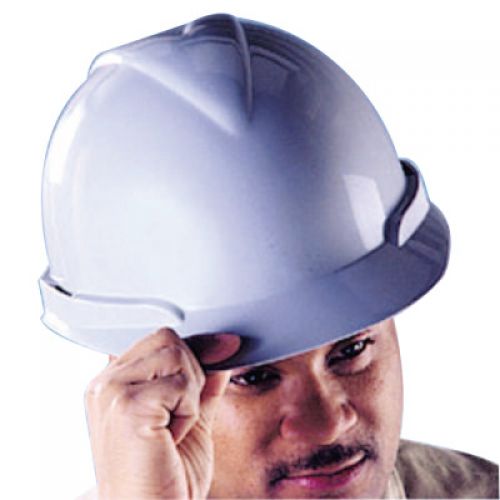 Vanguard Lateral Protective Helmet, Fas-Trac Ratchet, Cap, White