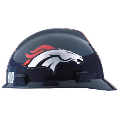 MSA V-Gard Hard HAT W/ Broncos Logo