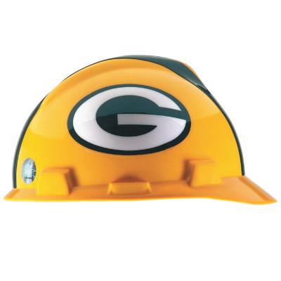 MSA V-Gard Hard HAT W/ Packers Logo