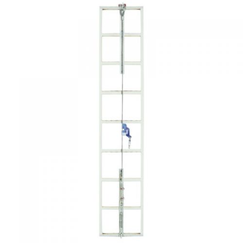 Sure Climb Ladder Cable System, Galvanized Steel, 5/16 in x 40 ft