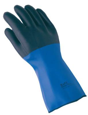 Temp-Tec NL-56 Gloves, Blue/Black, Size 8