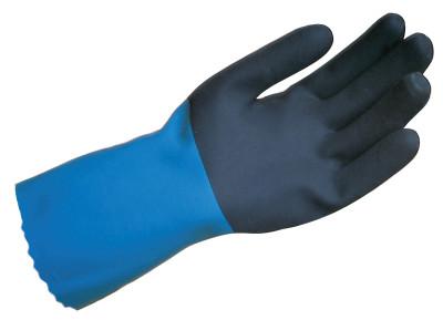 StanZoil NL-34 Gloves, Blue/Black, Rough Finish, Large