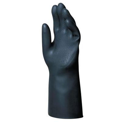 Chem-Ply N-360 Neoprene Gloves, Black, Z-Grip, Large