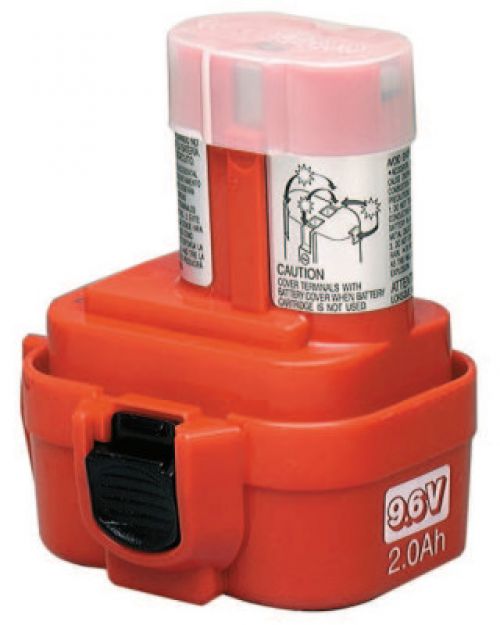 MAKITA Batteries, 9.6 VDC NiCad Pod, No Side Buttons