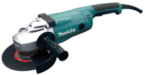 MAKITA 7 in Angle Grinders, 15 A, 6,000 rpm, Lock-On, W/ Grinding Wheel