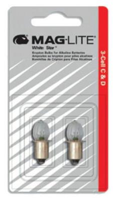 Replacement Lamps, Krypton Bulbs, Mag-num Star, For Use With C/D 2 cell