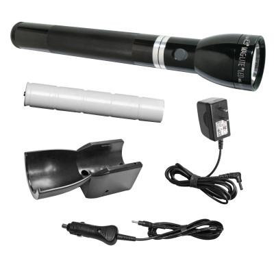 MAG-LITE Mag Charger LED Rechargeable Flashlights, 1 12V, 600 lumens