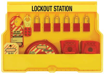  MASTER LOCK Safety Series Lockout Stations 22 in Valve 