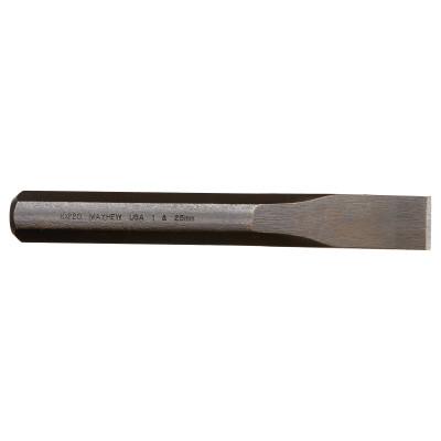 Cold Chisel, 8 in Long, 1 in Cut, Black Oxide
