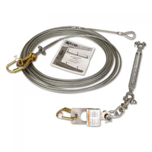 SkyGrip Wire Rope Lifeline Kit, with Two 416 D-Bolt Anchor