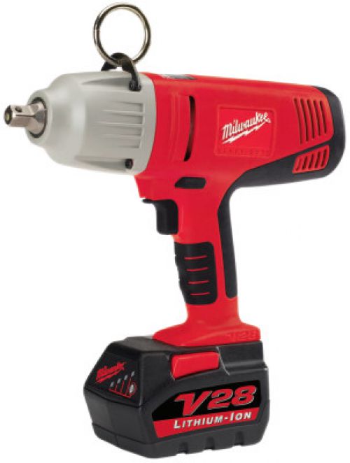 MILWAUKEE ELECTRIC TOOLS V28 Cordless Impact Wrenches, 1/2 in, 28 V, 1,450 rpm, Kit