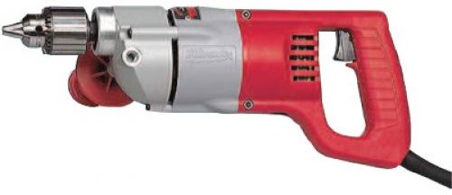 MILWAUKEE ELECTRIC TOOLS 1/2 in D-Handle Drills, Keyed Chuck, 500 rpm