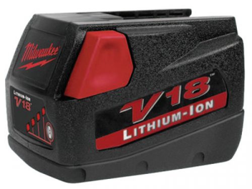 MILWAUKEE ELECTRIC TOOLS V18 Lithium-Ion Batteries, 18 VDC Lithium Ion