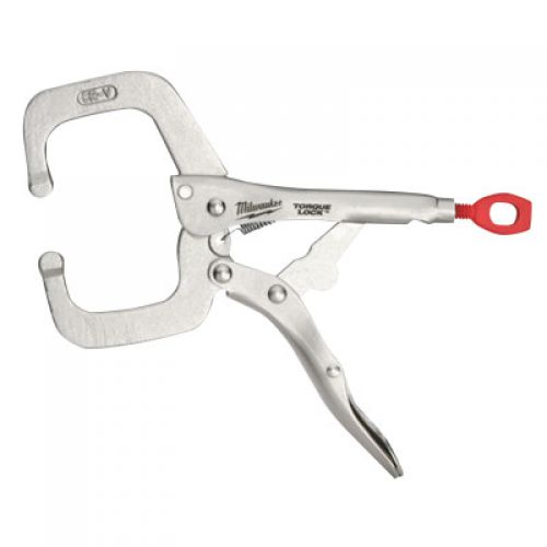 MILWAUKEE ELECTRIC TOOLS TORQUE LOCK C-Clamp Locking Pliers with Regular Jaws, 6 in, Forged Alloy Steel