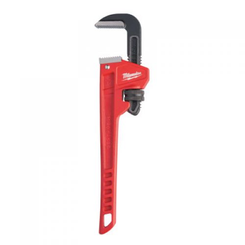 MILWAUKEE ELECTRIC TOOLS Pipe Wrench, 12 in Long, Steel