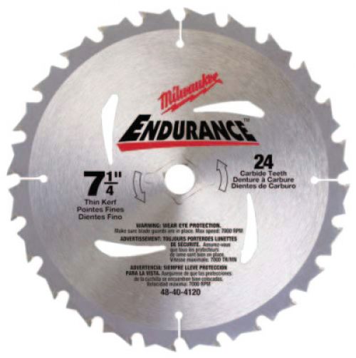 Endurance Carbide Circular Saw Blades, 7