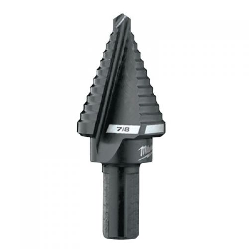 MILWAUKEE ELECTRIC TOOLS Step Drill Bits, 7/8 in, 1 Step