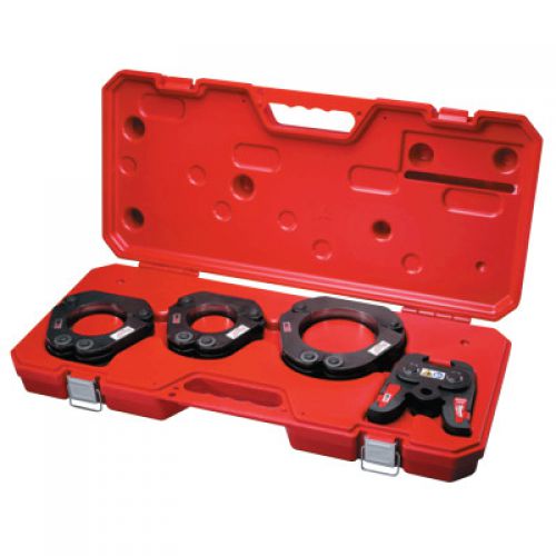 MILWAUKEE ELECTRIC TOOLS Force Logic Press Ring Kit, 2 1/2 in - 4 in Rings, 2 1/2 in - 4 Crimping Size