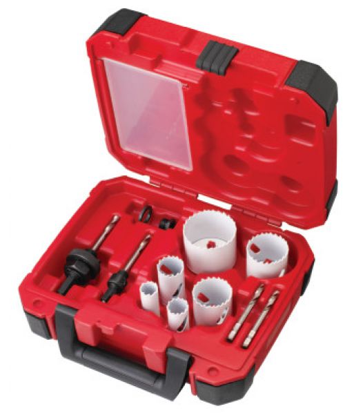 MILWAUKEE ELECTRIC TOOLS Hole Saw Kits, 8 Piece,  7/8 in - 2 1/2 in Cut Diam.