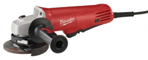 MILWAUKEE ELECTRIC TOOLS 4-1/2" Small Angle Grinders/Sanders, 7.5A, 10,000 rpm, Lock-On; XL Paddle Switch