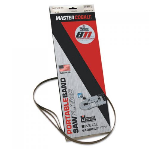 Hi Performance Portable Band Saw Blade, 8/11 TPI, 1/2 x 44 7/8, Bi-Metal