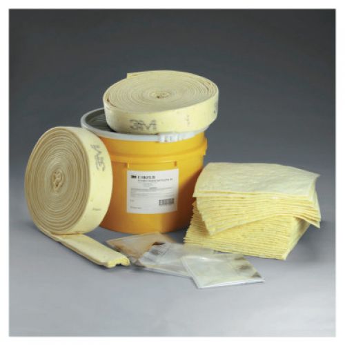 Chemical Folded Spill Kits, 20 Gallon Drum, 31 Gal Absorption