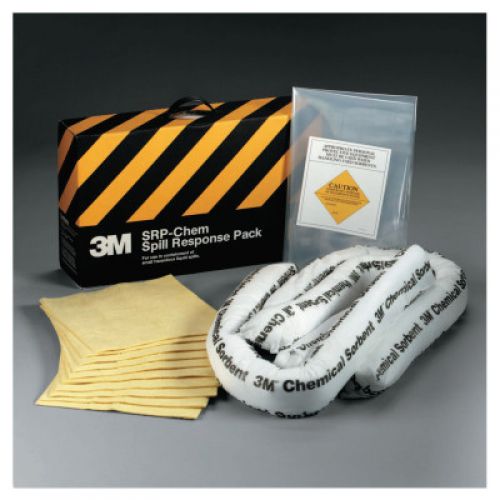 Chemical Sorbent Spill Response Pack, 3.5 Gal Absorption